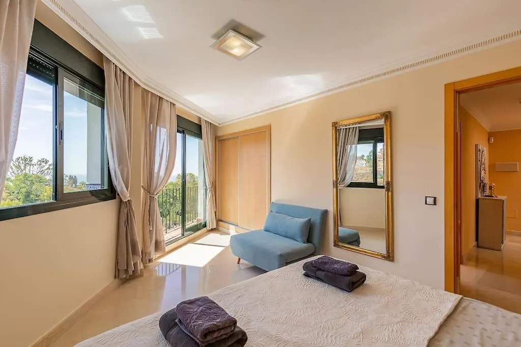Tranquil 3 Bed Villa With Private Pool + Sea View! Benalmadena Spain